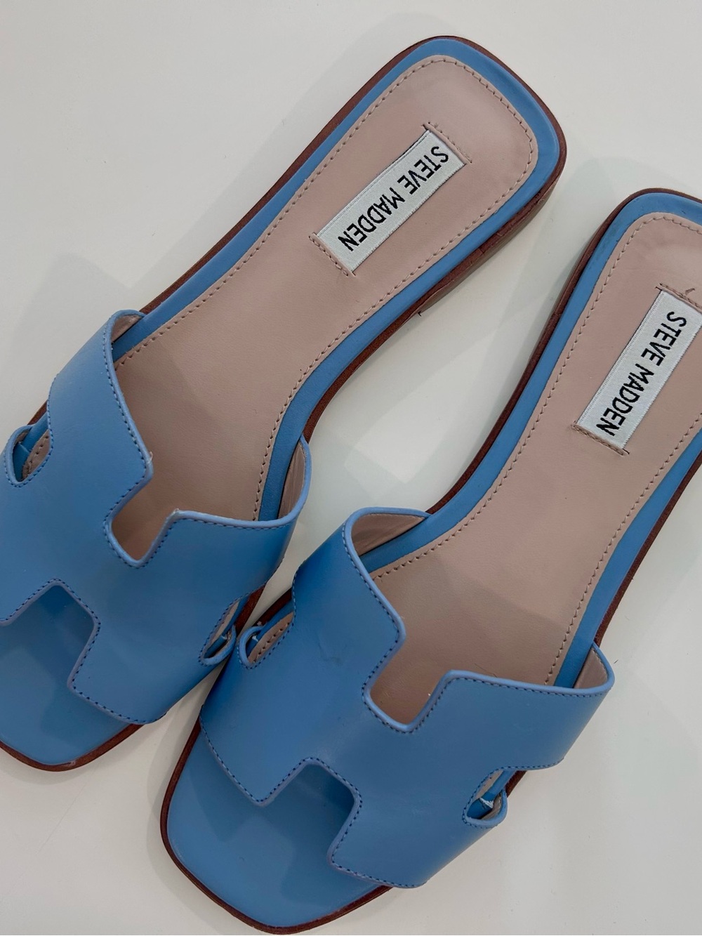 Steve Madden Blue Sandals Sz 9 - Picture 6 of 7